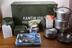 画像1: Sweden スウェーデン軍キャンプセット/バーナー備品付 (1)