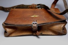 画像7: Vintage Military Leather Bagスウェーデン空軍  ショルダーバッグ/Sweden (7)