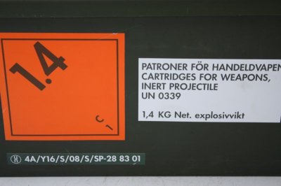 画像1: Ammunition box/スウェーデン軍 スチール製カートリッジ弾薬箱 