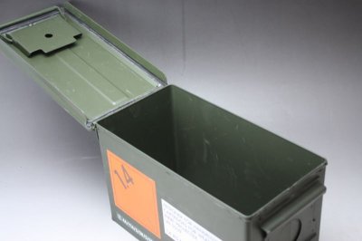 画像2: Ammunition box/スウェーデン軍 スチール製カートリッジ弾薬箱 