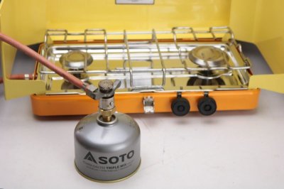 画像1: ガス アダプター ツーバーナー OD缶変換 シングル ジョイント 2個セット / Primus Gas Burner Jjoint