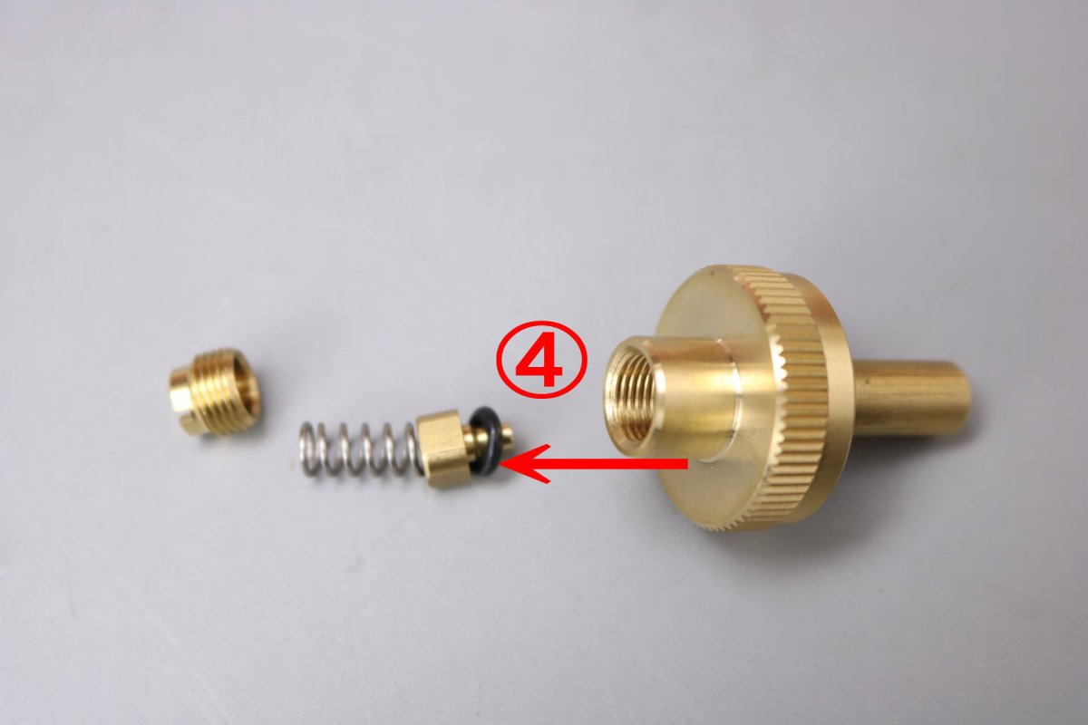 画像7: オプティマス 8R (当店オリジナル) ミニポンプ用 PIPパッキン5点セット / Optimus (7)