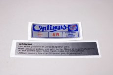 画像2: オプティマス 8R＆WARNING デカールシール 2Set /Optimus (2)