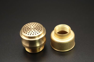 画像1: ゲニオール 500HK 真鍮 削出し ガスケットノズル＆ガスチャンバー2点セット /Geniol