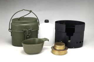 スウェーデン軍 メスキット 飯ごう/Sweden キャンプストーブ Old and Tools