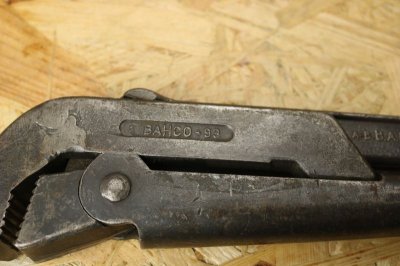 画像1: B. A. Hjorth & Co Bahco Universal  Pipe Wrench /バーコ パイプレンチ