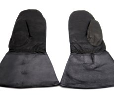 画像2: スウェーデン軍用 防寒手袋 本革/ブラックレザー【未使用】 (2)