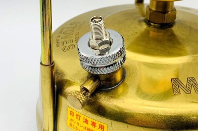 画像3: マナスル ポンプアダプター付 注油口キャップ/ エアゲージ 