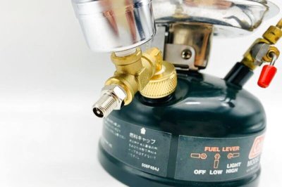 画像3: Coleman 圧力計＆ポンプアダプター＆注油口キャップ 3点セット /コールマン マノメーター 33mm 二刀流