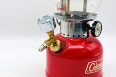 画像2: コールマン 200A 共通 圧力計付ポンプアダプター＆注油口キャップ 3点セット/ (二刀流)縦型 Coleman  (2)