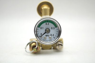 画像3: コールマン 502, 508A, 550B  圧力計＆ポンプアダプター＆エア抜きバルブ＆注油口キャップ 4点セット/ (三刀流) Coleman 