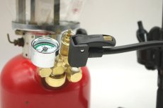 画像3: コールマン 200A  圧力計＆ポンプアダプター＆エア抜きバルブ＆注油口キャップ 4点セット (三刀流) 横型 /Coleman  (3)