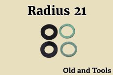 画像1: Radius 21 ガスケットパーツ4点セット/ Radius (1)