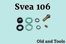 画像1: スベア 106 NRVバルブ 他パーツ 全8点セット / Svea (1)