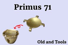 画像1: プリムス 71 真鍮 バーナーヘッドプレート Sweden/Primus (1)