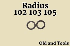 画像1: ラディウス 102, 103, 105 リードパッキン 2個セット/Radius (1)