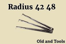 画像1: ラディウス 42, 48 共通 ＃100/87 相当 ニードルクリーナー 3本セット プリッカー / Radius (1)