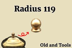 画像1: ラディウス 119/50 真鍮 フード ネジ /Radius (1)