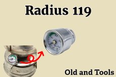 画像1: ラディウス 119 圧力計付き 注油口キャップ /エアゲージ【当店オリジナル】/Radius (1)