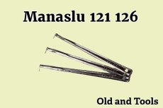 画像1: マナスル 121,126 共通 ニードルクリーナー  3本セット/Manaslu プリッカー   (1)
