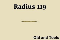 画像1: ラディウス 119 純正ニードル Sweden/Radius (1)