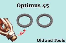 画像1: オプティマス 1,5,45 サイレントバーナー 共通 グラファイト パッキン 2個セット /Optimus (1)