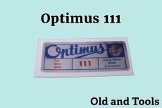 画像1: オプティマス 111 デカールシール /Optimus  (1)