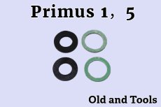 画像1: プリムス1，5 ガスケットパッキン2枚＆注油口パッキン2枚セット/ 中型バーナー共通 /Primus (1)