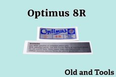 画像1: オプティマス 8R＆WARNING デカールシール 2Set /Optimus (1)