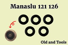画像1: マナスル 121 126 フィラーキャップ パッキン 5枚セット / Manaslu 注油口  エアスクリュー (1)