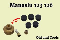 画像1: マナスル 121 126 フィラーキャップ 安全弁パッキン 5個セット / Manaslu 注油口 エアスクリュー ゴム パッキン (1)