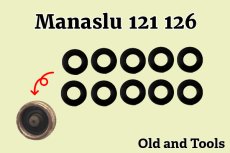 画像1: マナスル 121 126 フィラーキャップ パッキン 10枚セット / Manaslu 注油口  エアスクリュー (1)