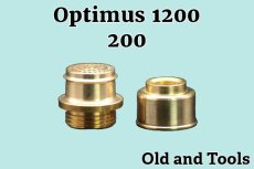 画像1: オプティマス 200, 250 真鍮 削出し ノズル＆ガスチャンバーセット /Optimus (1)