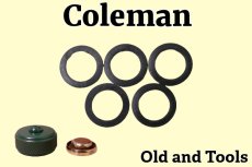 画像1: コールマン 200系,502系 ガスケット ビス付 返しあり (Ｌ) 5枚セット /Coleman (1)