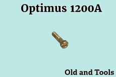 画像1: オプティマス 1200A 純正 ブラス センタープレート ネジ/Optimus #2743 (1)