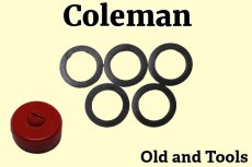 画像1: コールマン 200系,502系 ガスケット ビス付 返しなし (Ｌ) 5枚セット /Coleman  (1)