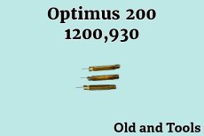 画像1: オプティマス 1200,200,930 ニードル 3本セット/Optimus (1)