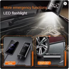 画像4: 空気入れ 電動ポンプ 【送料無料】ランタン ストーブ 自動車 自転車 車 充電式 小型 エアーポンプ USB ボール バイク アダプター コンパクト (4)