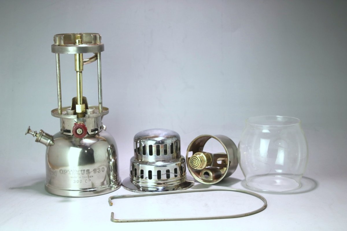 画像16: Optimus 930 Sweden/オプティマスランタン【真鍮ノズル 圧力計 他パーツ付】 (16)