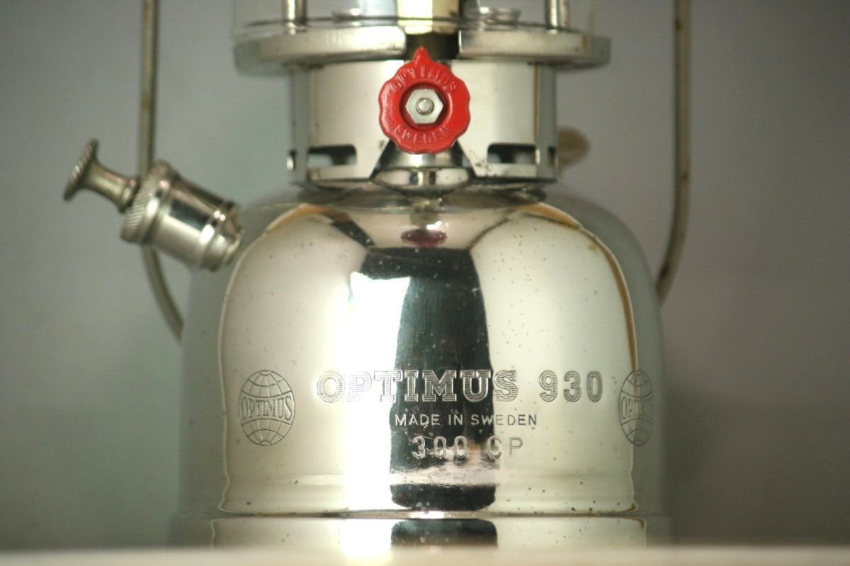画像8: Optimus 930 Sweden/オプティマスランタン【フード 真鍮ノズル 圧力計 他パーツ付】 (8)
