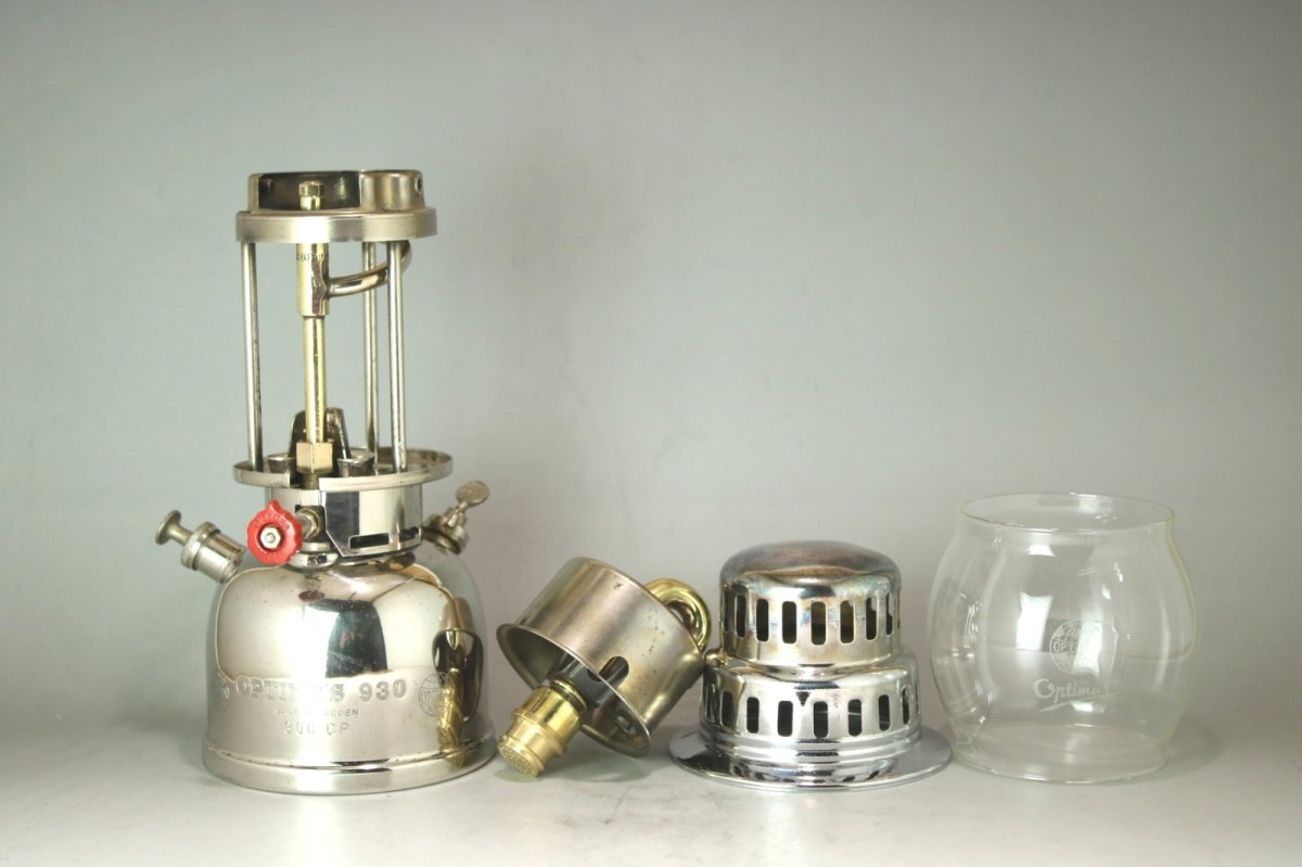 画像20: Optimus 930 Sweden/オプティマスランタン【フード 真鍮ノズル 圧力計 他パーツ付】 (20)