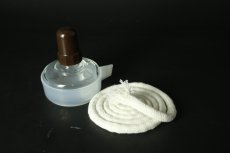 画像1: ハリオアルコールランプ, マルエムオイルランプ用替え芯/ 棒芯 Φ8-9mm×2M  (1)