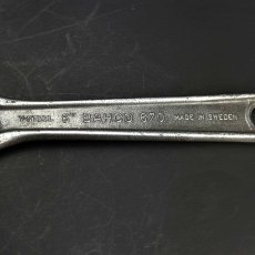 画像3: BAHCO 6”Bahco 670 Sweden モンキーレンチ バーコ ヴィンテージ 鍛造鋼 鏡面仕上げ 1969-1983 (3)
