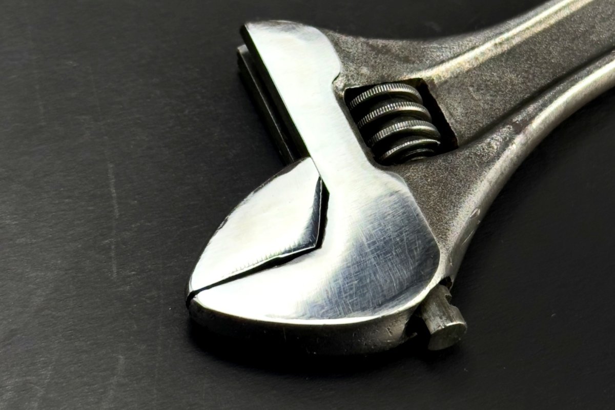 画像8: BAHCO 8& No.0671 バーコ ヴィンテージ モンキー レンチ 鍛造鋼 鏡面仕上げ 1969-1983 (8)