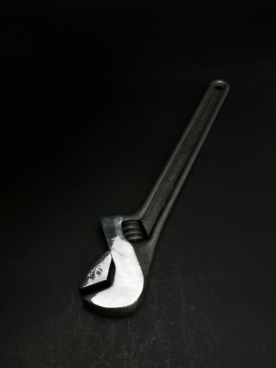 画像7: BAHCO 12& No.83 バーコ ヴィンテージ モンキー レンチ 鍛造鋼 鏡面仕上げ 1924-1940 (7)