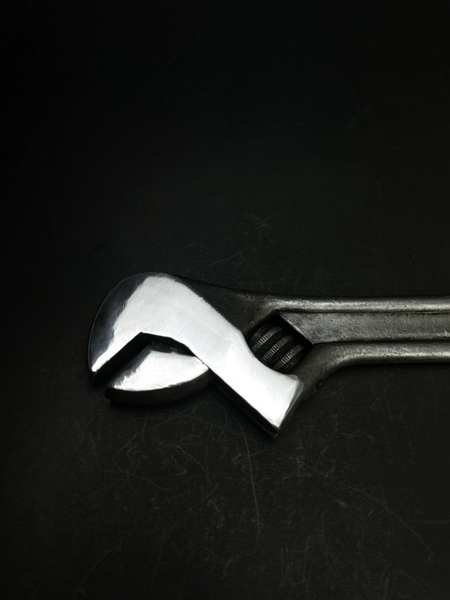 画像5: BAHCO 12& No.83 バーコ ヴィンテージ モンキー レンチ 鍛造鋼 鏡面仕上げ 1924-1940 (5)