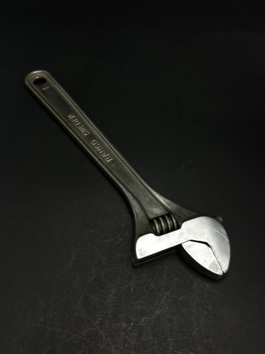 画像8: BAHCO 10& No.0672 バーコ ヴィンテージ モンキー レンチ 鍛造鋼 鏡面仕上げ 1969-1983 (8)