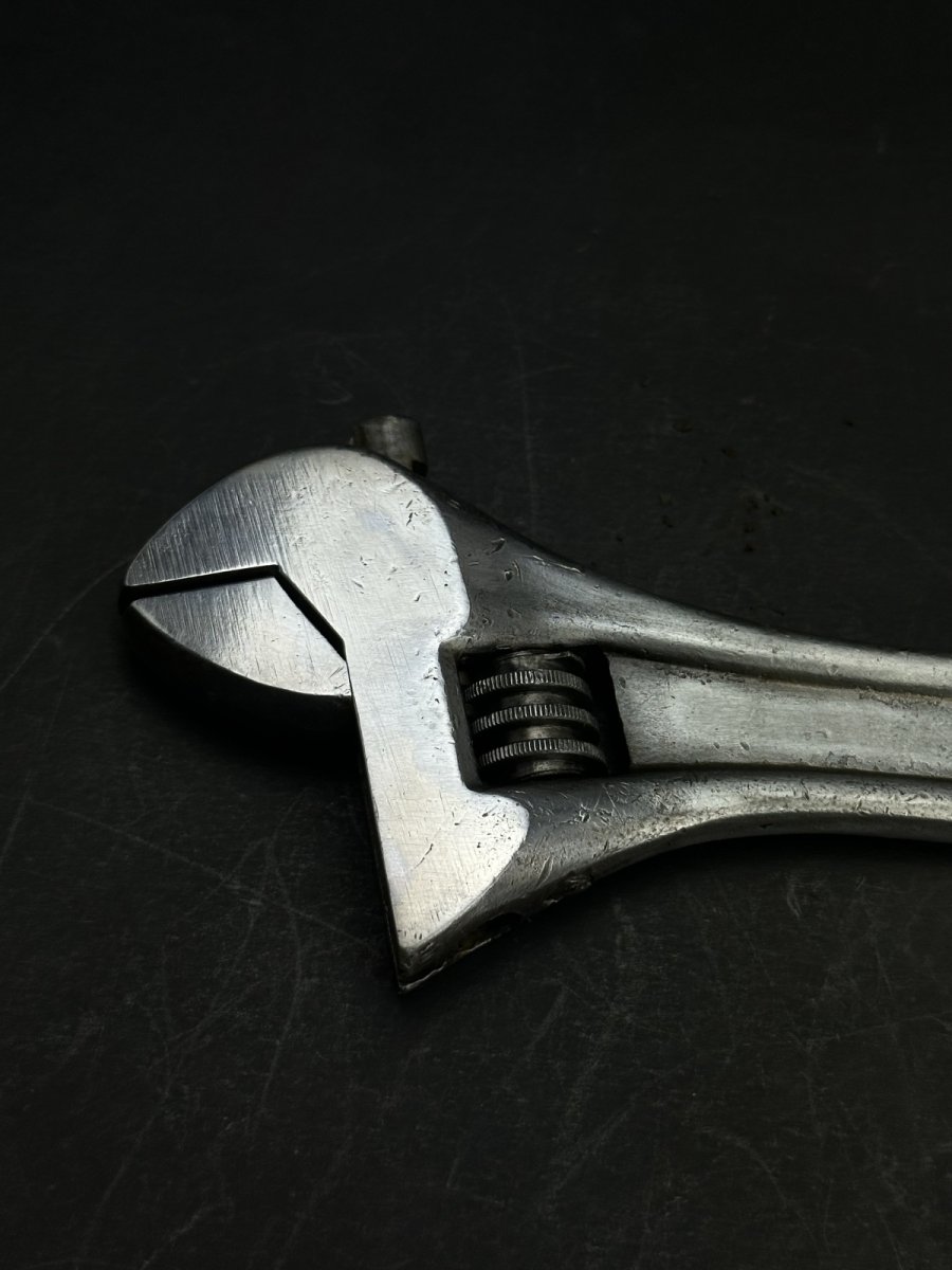 画像5: BAHCO 10& No.72 バーコ ヴィンテージ モンキーレンチ 鍛造鋼 鏡面仕上げ 1954-1969 (5)