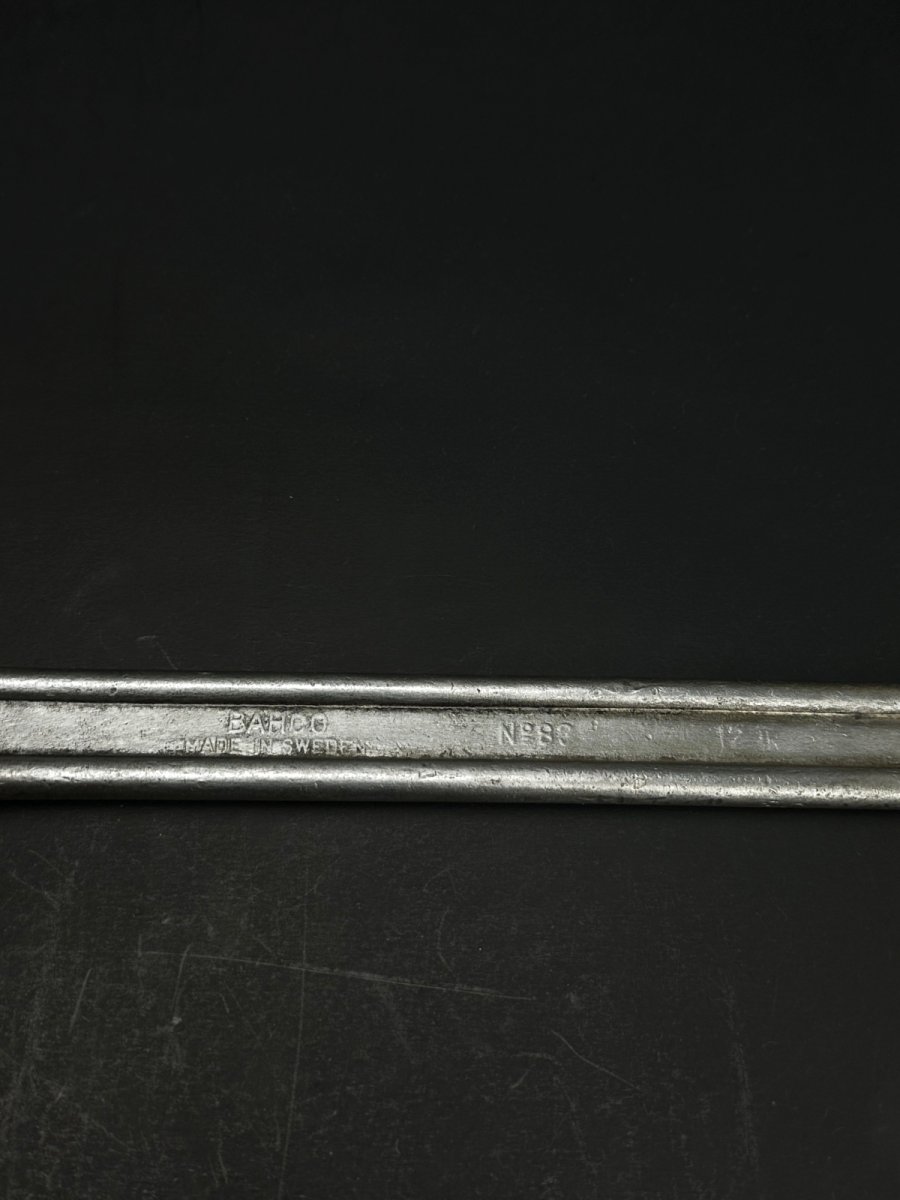 画像3: BAHCO 12& No.83 バーコ ヴィンテージ モンキー レンチ 鍛造鋼 鏡面仕上げ 1924-1940 (3)