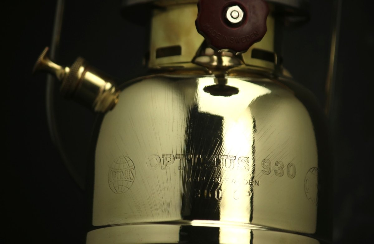 画像7: Optimus930 GOLD オプティマス　/ランタン スウェーデン【真鍮ノズル 他パーツ＆リフレクター付】 (7)